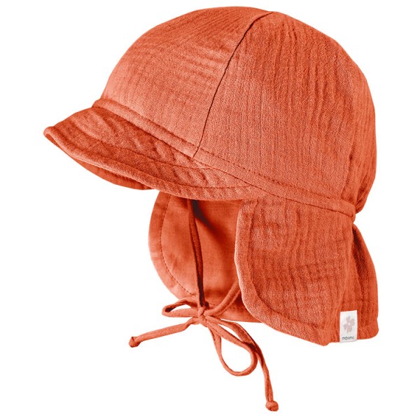 Image of maximo - Kid"s Mini Schildmütze Musselin - Cap Gr 47 cm rot'
