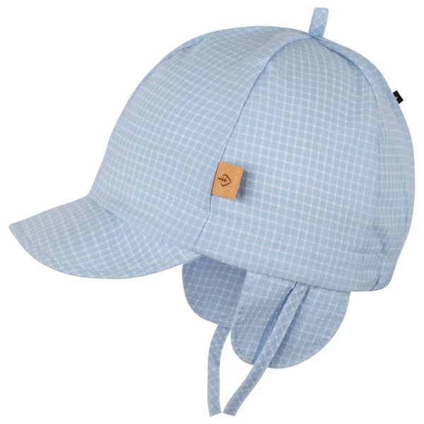 Image of Pure Pure - Baby"s Bindemütze - Cap Gr 45 cm;47 cm;49 cm;51 cm grau/blau'