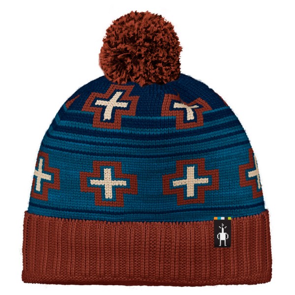 Image of Smartwool - Fleece Lined Paths Beanie - Mütze Gr One Size blau/rot