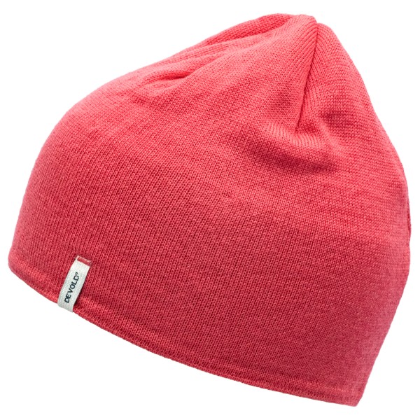 Image of Devold - Kid"s Friends Merino Beanie - Mütze Gr 54 cm rot/rosa'
