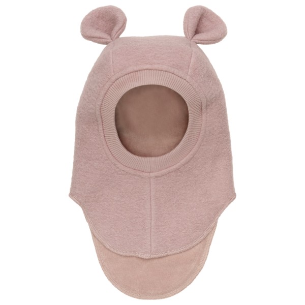 Image of Huttelihut - Kid"s Balaclava Bear Ears Wool - Mütze Gr 53 cm - 4-6 Years rosa/braun'
