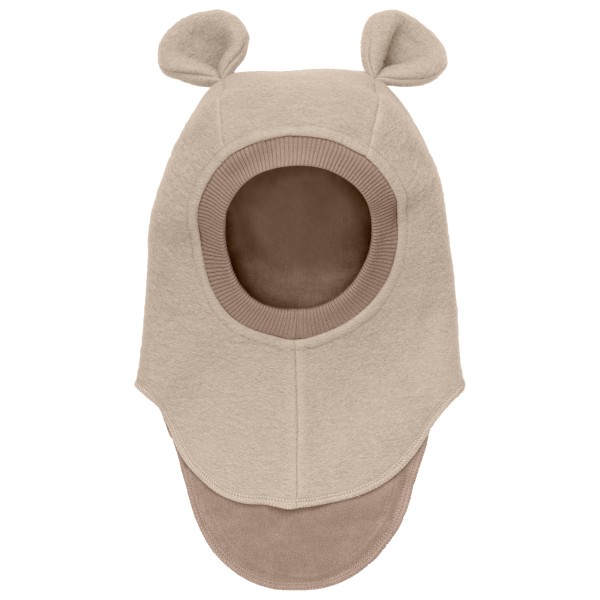 Image of Huttelihut - Kid"s Balaclava Bear Ears Wool - Mütze Gr 53 cm - 4-6 Years beige'