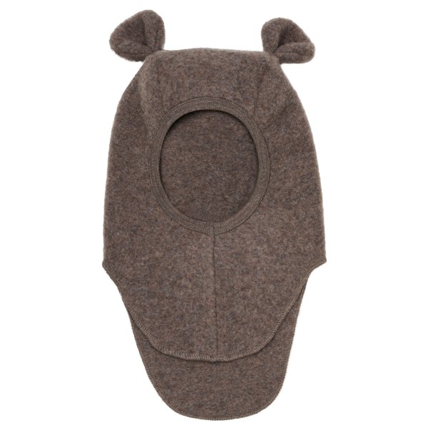 Image of Huttelihut - Kid"s Balaclava Bear Ears Wool Fleece - Mütze Gr 50 cm - 12-24 Months braun'
