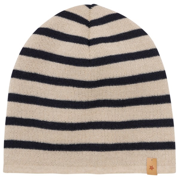 Image of Huttelihut - Kid"s Beanie Stripe Wool Knit - Mütze Gr 52 cm - 2-4 Years;53 cm - 4-6 Years;54 cm - 6-8 Years;55 cm - 8-10 Years beige'