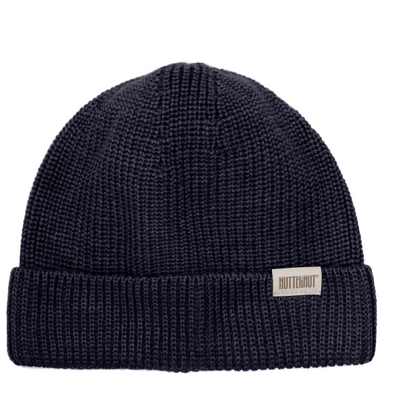Image of Huttelihut - Kid"s Beanie Wool Knit - Mütze Gr 52 cm - 2-4 Years blau'