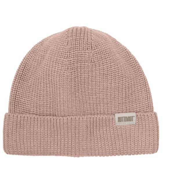 Image of Huttelihut - Kid"s Beanie Wool Knit - Mütze Gr 52 cm - 2-4 Years braun'