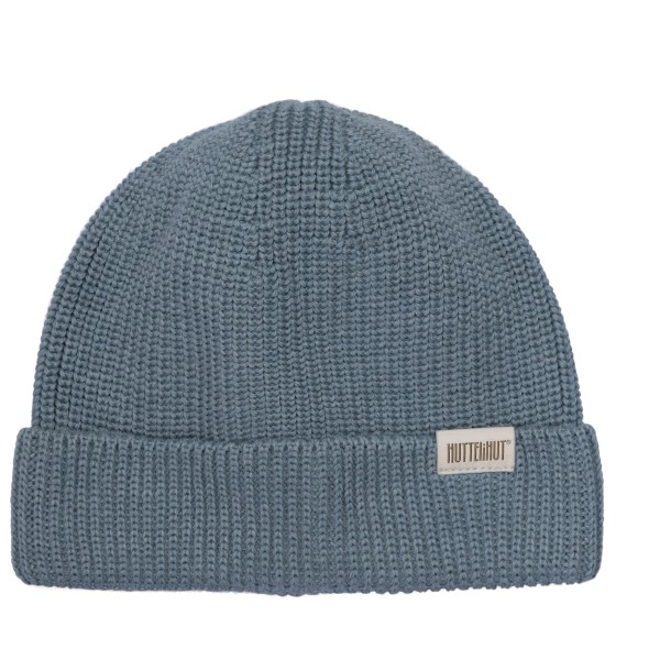 Image of Huttelihut - Kid"s Beanie Wool Knit - Mütze Gr 53 cm - 4-6 Years grau'