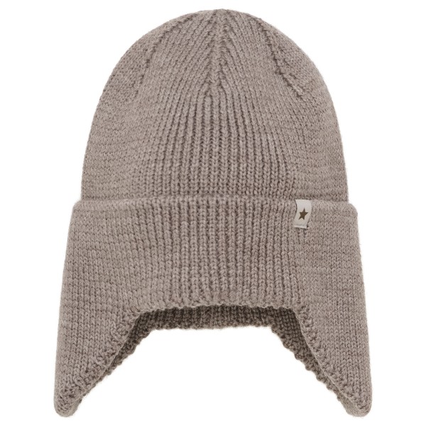 Image of Huttelihut - Kid"s Hat Wool Knit Windstop - Mütze Gr 50 cm - 12-24 Months braun'