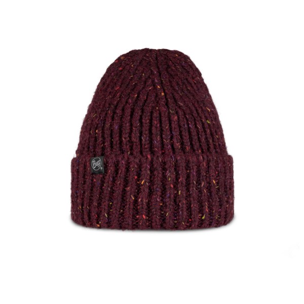 Image of Buff - Knitted & Fleece Band Hat - Mütze Gr One Size rot