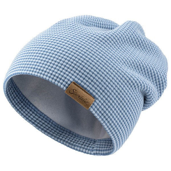 Image of Sterntaler - Kid"s Beanie Rippe - Mütze Gr 45 cm blau/grau'