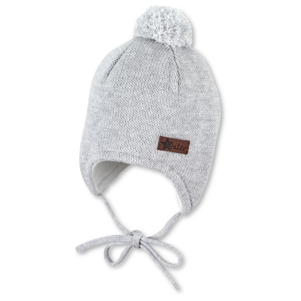 Image of Sterntaler - Kid"s OCS Strickmütze Pompon - Mütze Gr 39 cm grau'