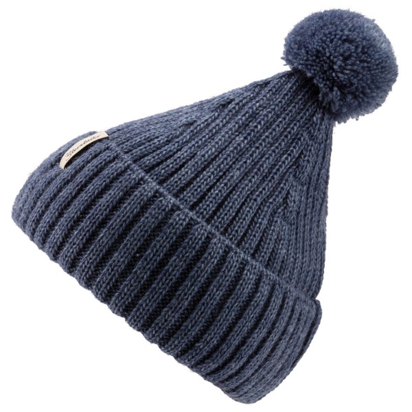 Image of Sterntaler - Kid"s Strickmütze Melange Bommel - Mütze Gr 51 cm blau'