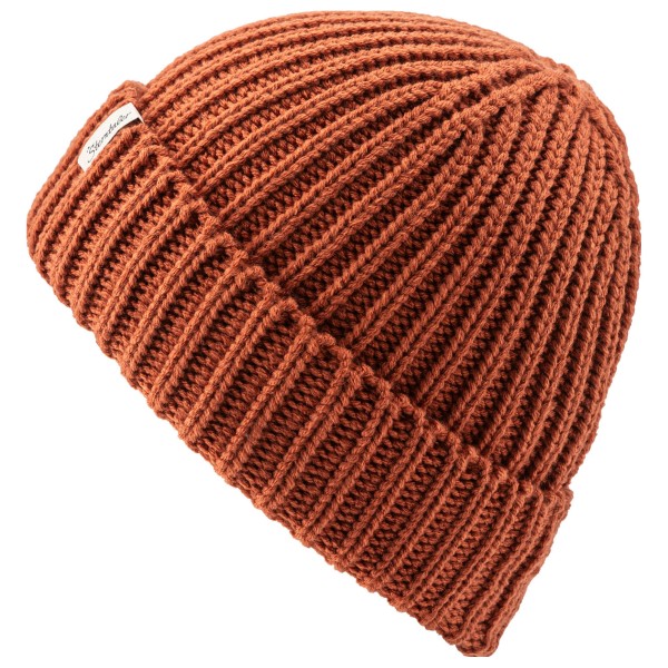 Image of Sterntaler - Kid"s Strickmütze mit Umschlag - Mütze Gr 55 cm rot'