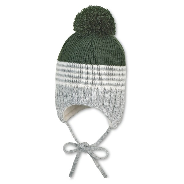 Image of Sterntaler - Kid"s Strickmütze Mustermix - Mütze Gr 39 cm grau'