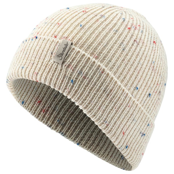 Sterntaler Strickmütze Sprenkel Mütze Kinder (Gr 51 cm |beige)