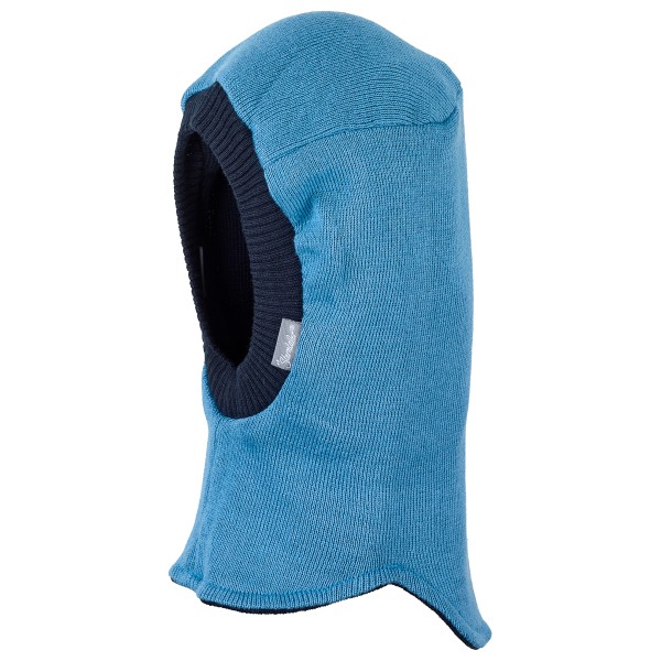 Sturmhaube Sterntaler Wende Strickmütze Kinder (Gr 45 cm |blau)