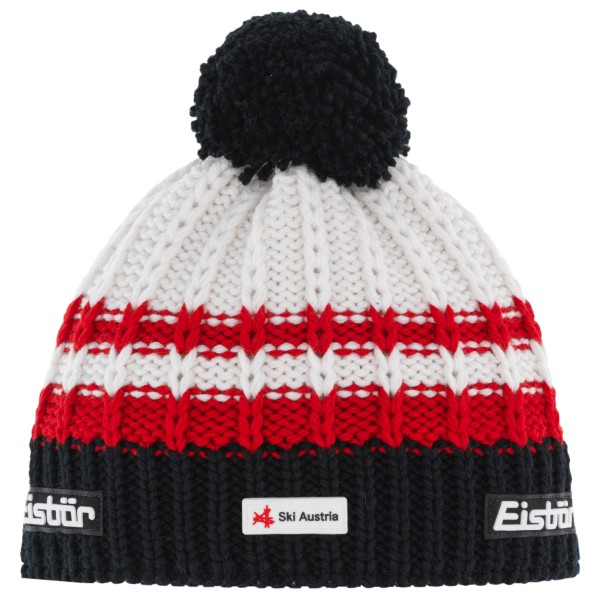 Image of Eisbär - Kova Pompon Ska - Mütze Gr One Size blau;schwarz