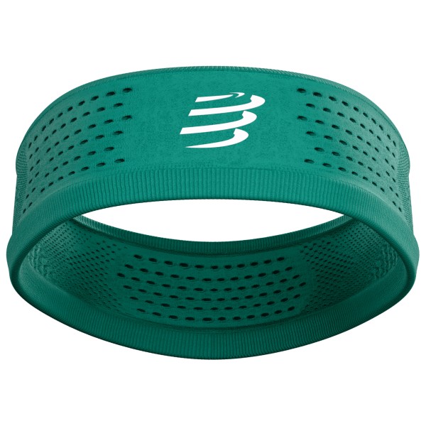 Compressport Thin Headband On/Off Hoofdband /turkoois Groen