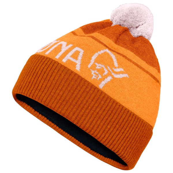 Image of Norrøna - /29 Heavy Merinoull Logo Beanie - Mütze Gr One Size rot