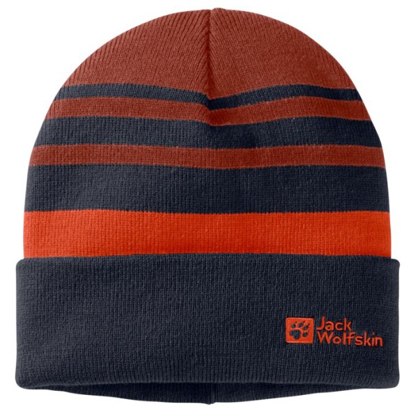 Image of Jack Wolfskin - Kid"s Stripynit Beanie - Mütze Gr M blau'