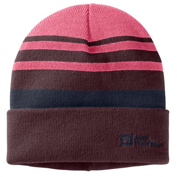 Image of Jack Wolfskin - Kid"s Stripynit Beanie - Mütze Gr M braun'