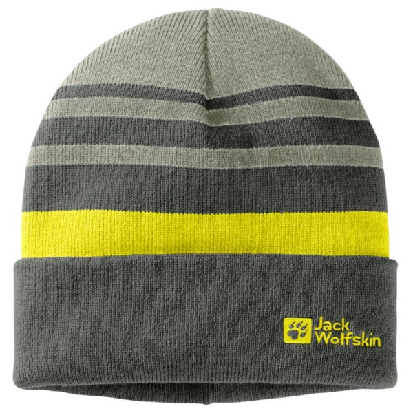 Image of Jack Wolfskin - Kid"s Stripynit Beanie - Mütze Gr M;S blau;braun;grau'