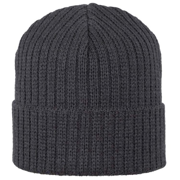 Image of Pure Pure - Ripp-Mütze Merino Gr One Size grau