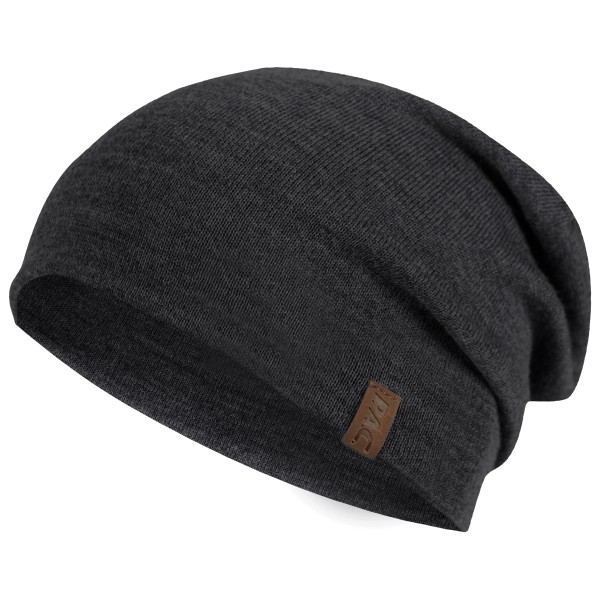 P.A.C. Nature Renul Merino Beanie Muts Zwart