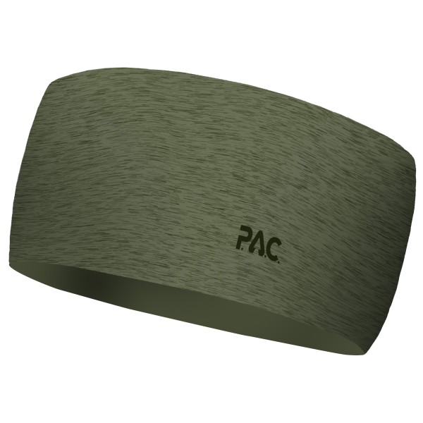 P.A.C. Seamless Warm Headband Hoofdband Olijfgroen