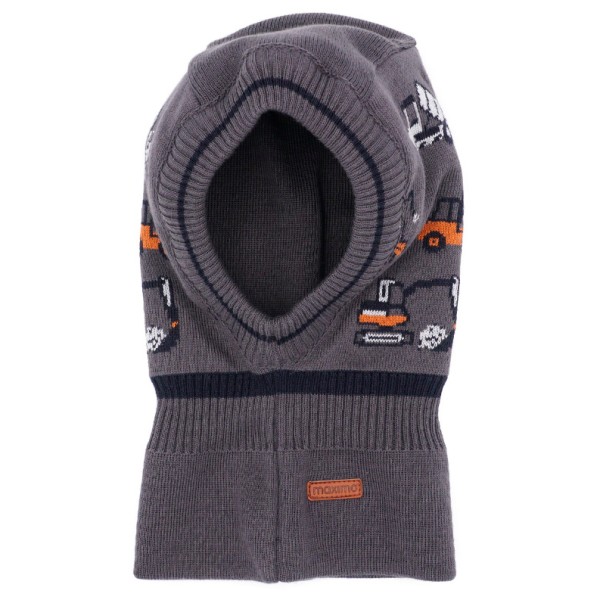 Image of maximo - Boy-Schlupfmütze Baufahrzeuge allover - Mütze Gr 51 cm grau