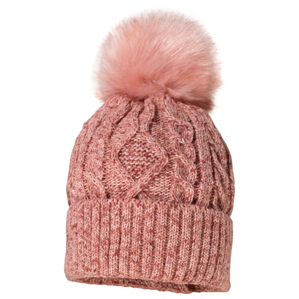 Image of maximo - Girl-MützeVollfutter mit Umschlag und Pompon - Mütze Gr 51 cm rosa