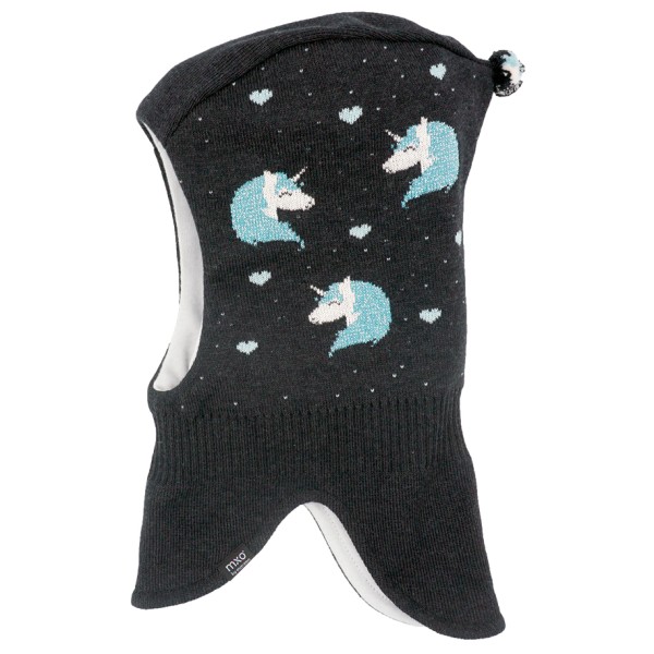 Image of maximo - Girl-Schlupfmütze Jacquard Einhorn - Mütze Gr 49 cm;51 cm;53 cm;55 cm blau;rosa