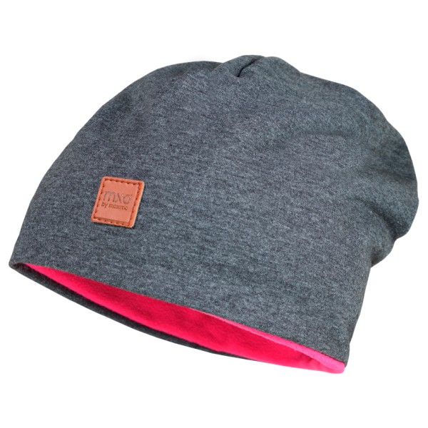 Image of maximo - Kid"s Beanie short reversible - Mütze Gr 55 cm grau'