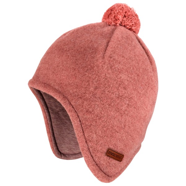 Image of maximo - Kid"s Mini-Mütze Fleece Ohrenklappen und Pompon - Mütze Gr 47 cm rosa'