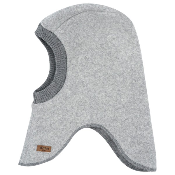 Image of maximo - Kid"s Mini-Schlupfmütze Fleece mit Jerseyfutter - Mütze Gr 49 cm grau'