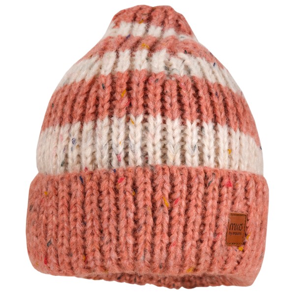 Image of maximo - Kid"s Mütze Blockringel mit Effektgarn - Mütze Gr 51 cm rosa'