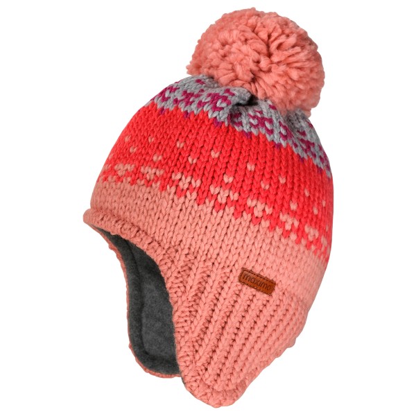 Image of maximo - Mini-Inkamütze Farbwechsel mit Pompon und Futter - Mütze Gr 49 cm blau;grau