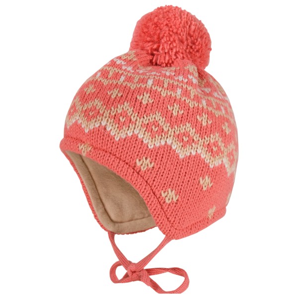 Image of maximo - Mini-Mütze ausgenäht Jacquard Norweger mit Futter - Mütze Gr 43 cm;45 cm;47 cm;49 cm;51 cm blau;rot