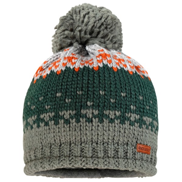 Image of maximo - Mini-Mütze Farbwechsel mit Pompon und Futter - Mütze Gr 49 cm bunt