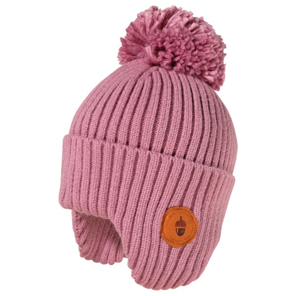 Image of maximo - Mini-Mütze mit Umschlag und Pompon - Mütze Gr 49 cm rosa