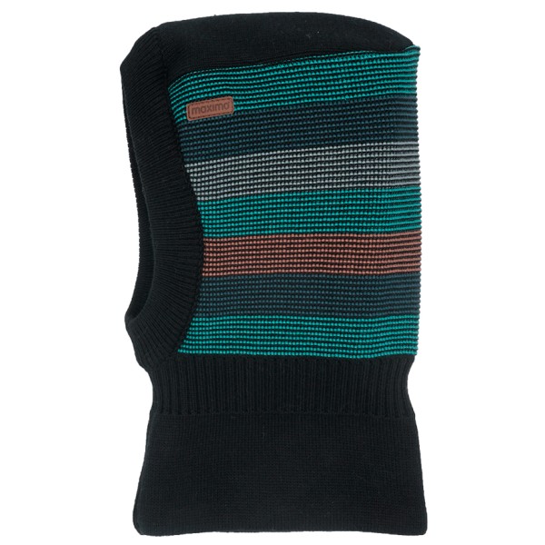Image of maximo - Mini-Schlupfmütze Blockringel - Mütze Gr 49 cm schwarz