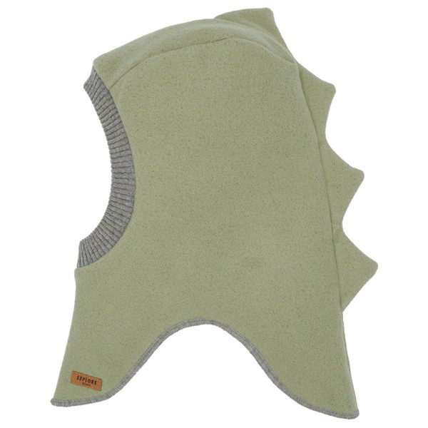 Image of maximo - Mini-Schlupfmütze Dino Fleece mit Jerseyfutter - Mütze Gr 49 cm;51 cm;53 cm;55 cm oliv