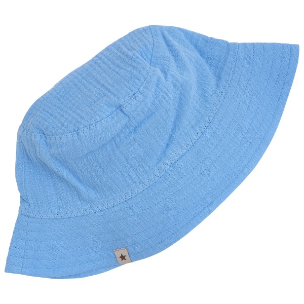 Huttelihut Bucket Hat Muslin Hut Kinder (Gr 53 cm - 4-6 Years |blau)