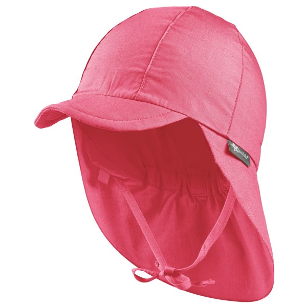 Sterntaler Schirmmütze Nacken Cap Kids (Gr 43 cm |rosa/rot)
