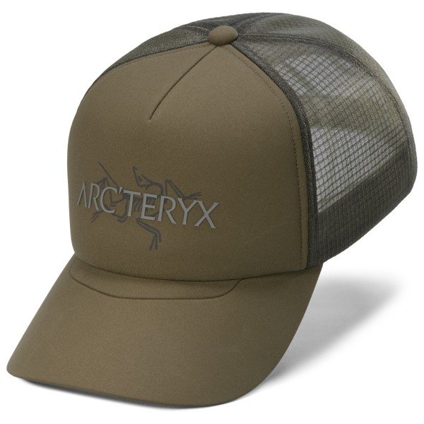 Arc'teryx Bird Word Trucker Hat Cap Trekking (Gr S/M - 55-57 cm |braun)