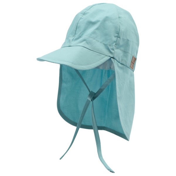 Mikk-Line Summercap Long Neck Solid Cap Kinder Alltag (Gr 55 cm - 6-8 Years |türkis)
