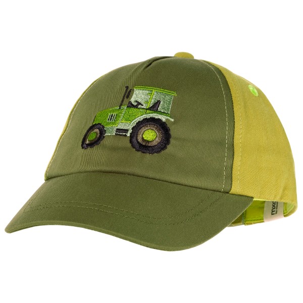 maximo – Kid’s Mini Boy Cap Traktor Klettverschluß – Pet maat , Olijfgroen