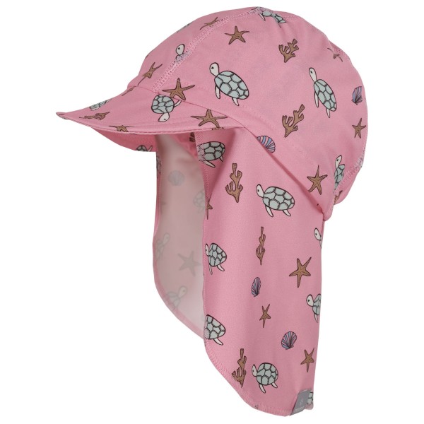 maximo – Kid’s Mini Schildmütze Badestoff Nackenschutz UV50 – Pet maat , Roze