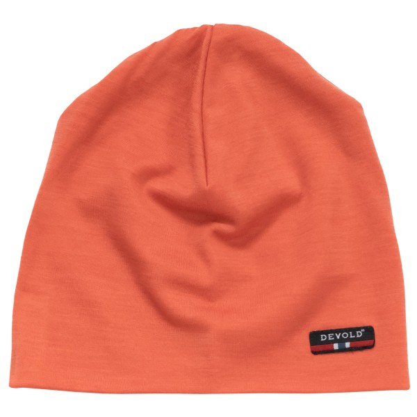 Devold Breeze Merino 150 Beanie Muts cm Rood