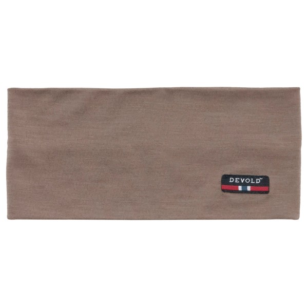 Devold – Breeze Merino 150 Headband – Hoofdband maat , Bruin